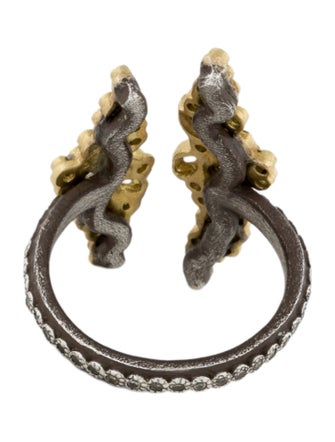 Armenta Sapphire & Diamond Old World Open Cluster Ring