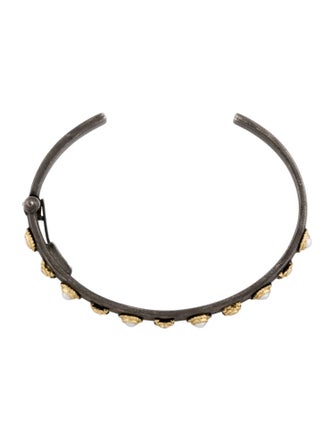 Armenta Pearl & Diamond Cuff Bracelet