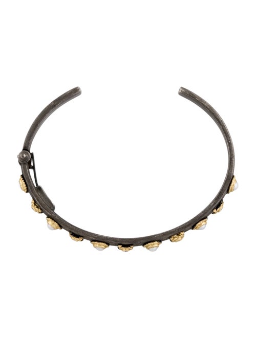 Armenta Pearl & Diamond Cuff Bracelet