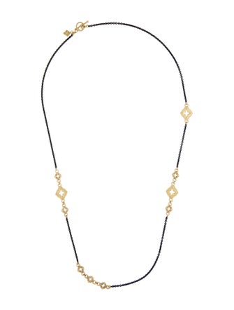 Armenta Diamond Clover Station Necklace