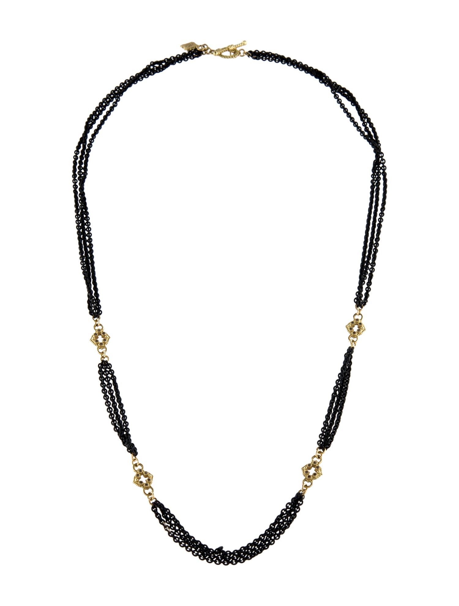 Armenta Diamond Multi-Chain Station Necklace