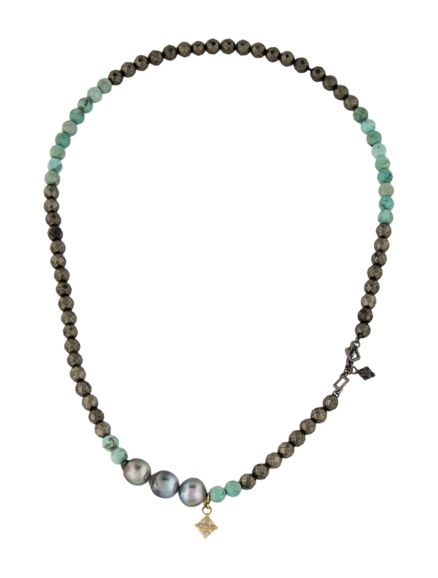 Armenta Pearl & Multistone Bead Strand Necklace