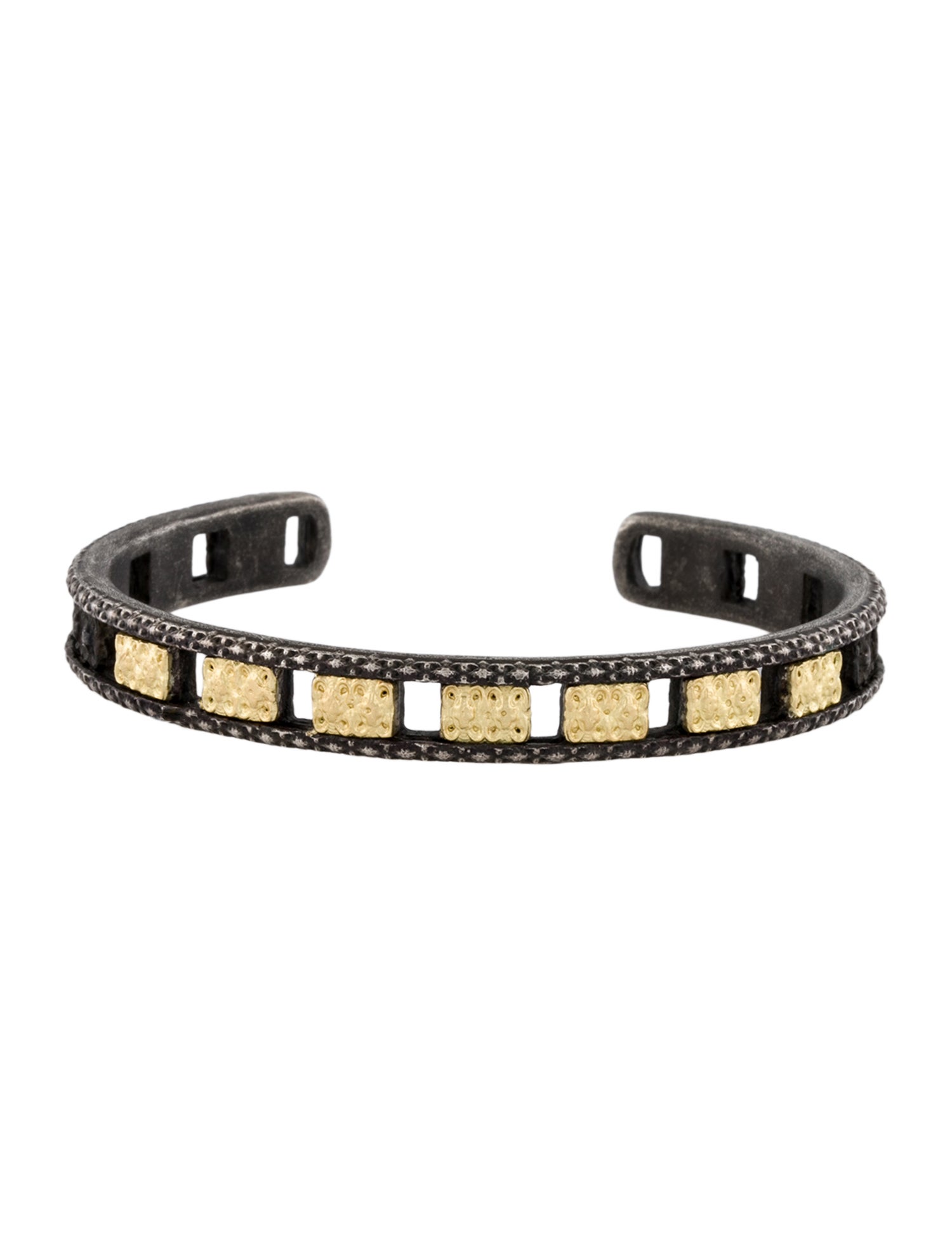 Armenta Two-Tone Carved Cuff Bracelet