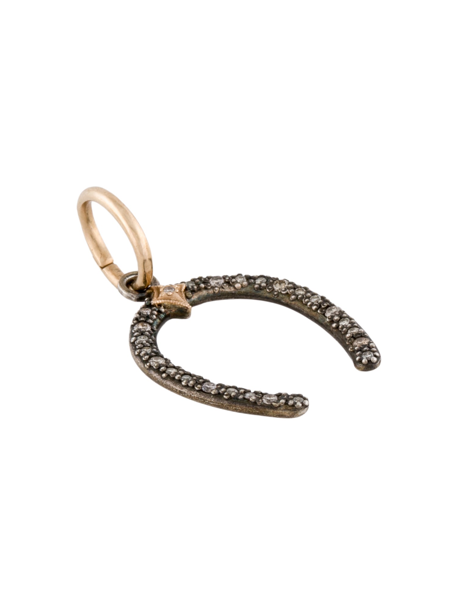 Armenta Diamond Horseshoe Charm