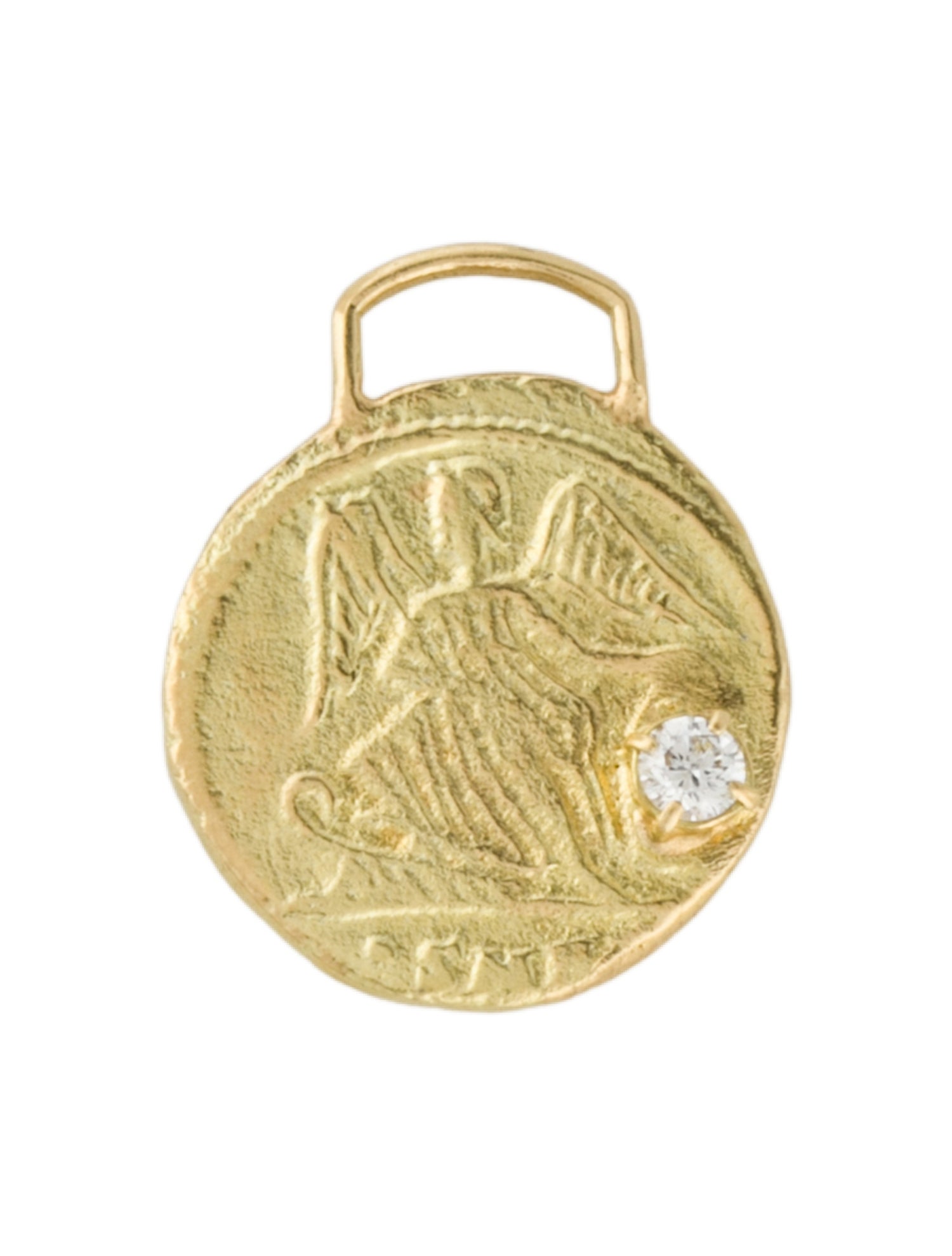 Armenta 18K Diamond Coin Medallion Pendant