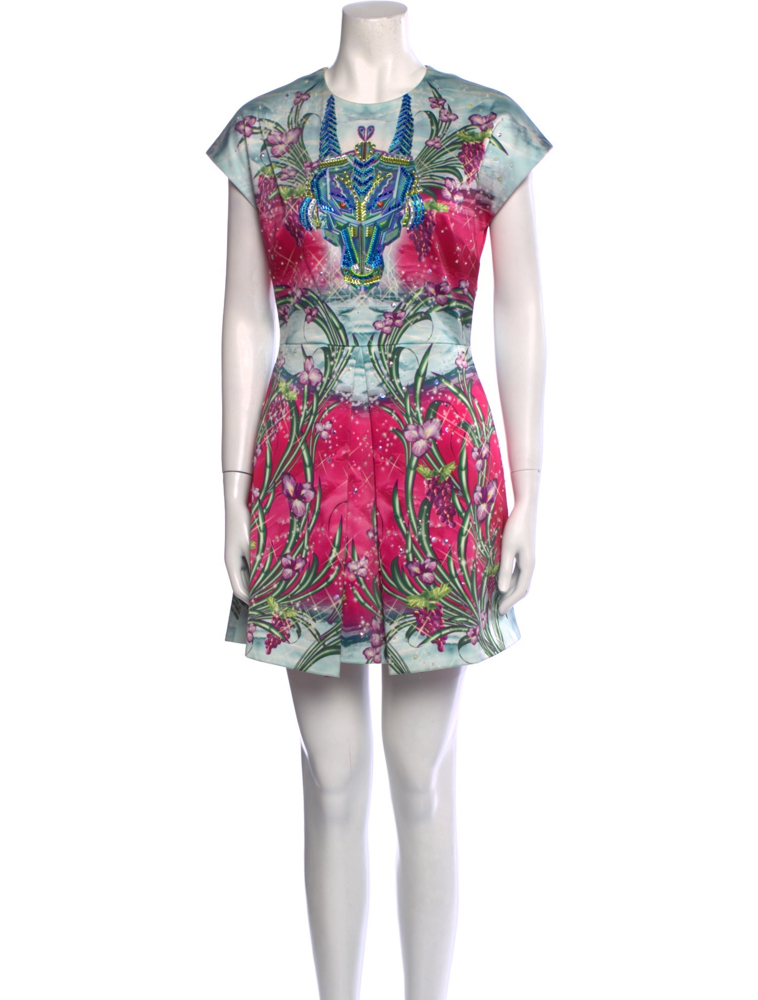 Manish Arora Printed Mini Dress