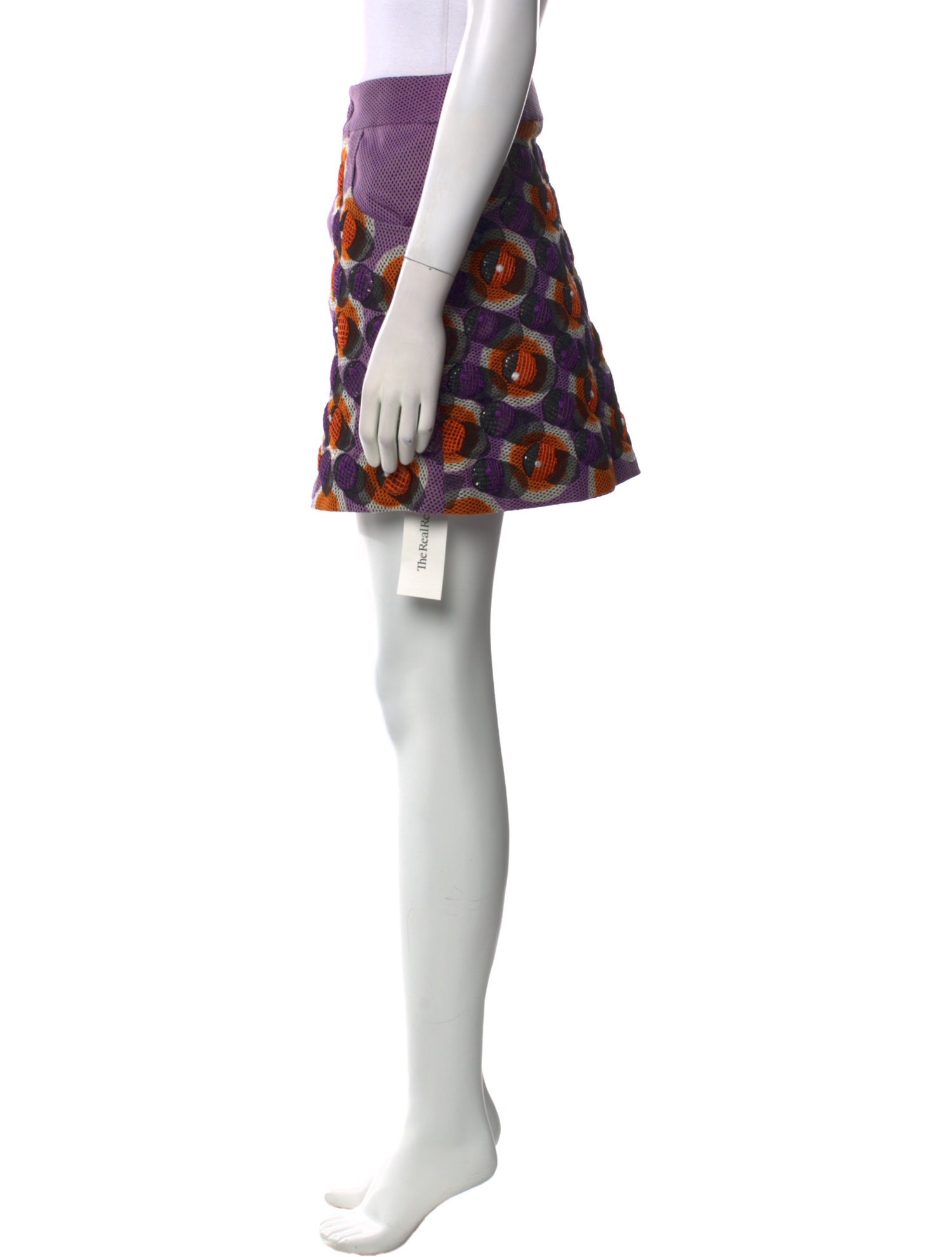 Manish Arora Printed Mini Skirt