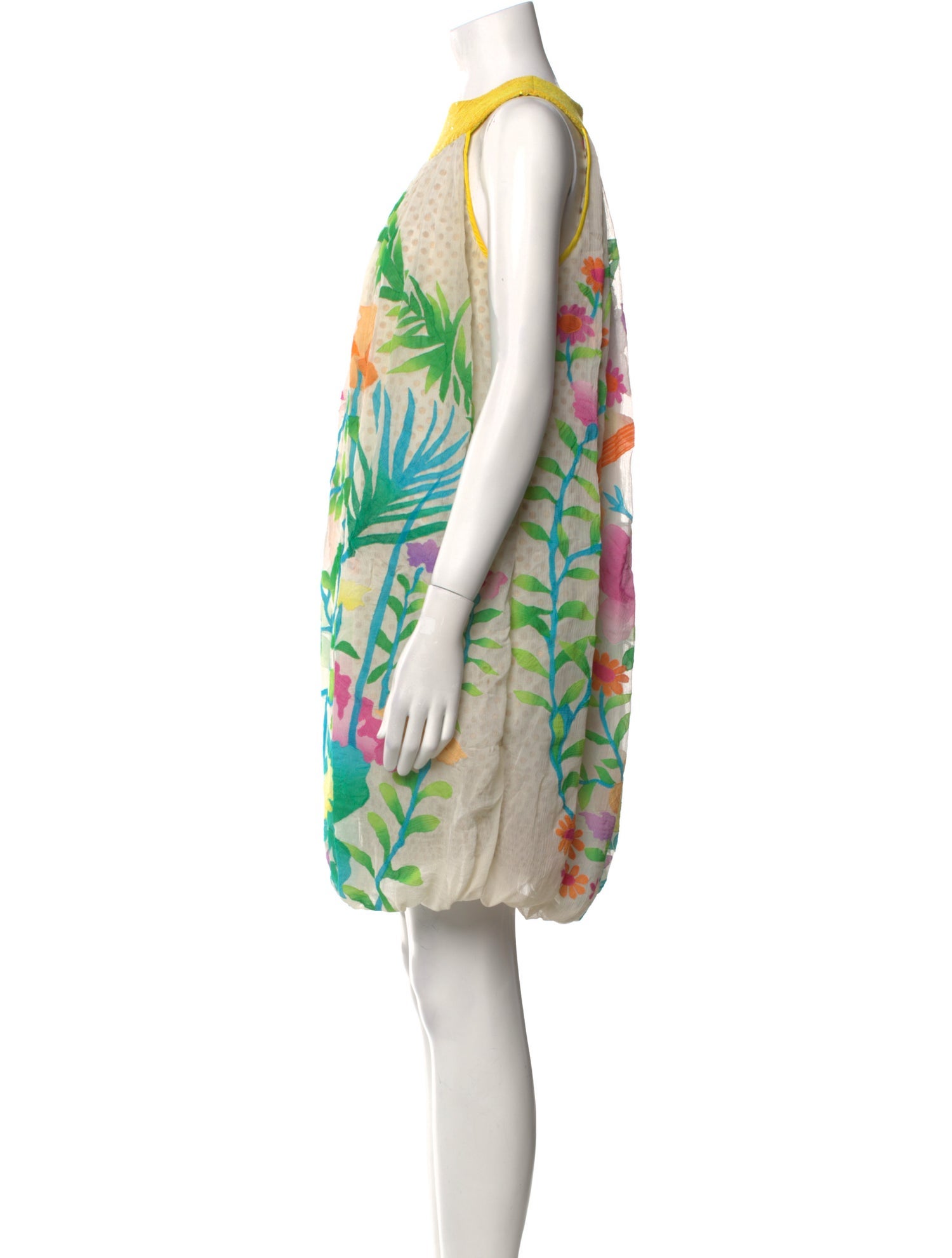 Manish Arora Silk Mini Dress