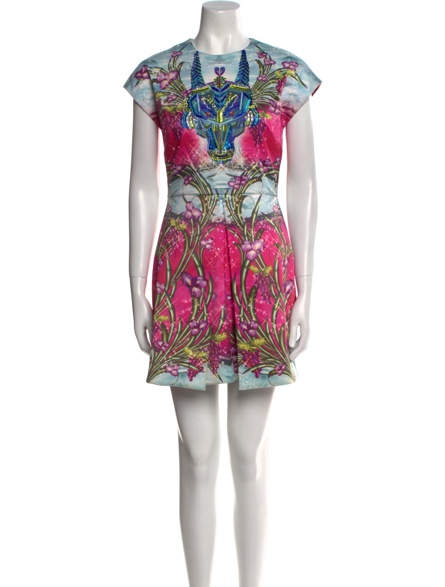 Manish Arora Printed Mini Dress