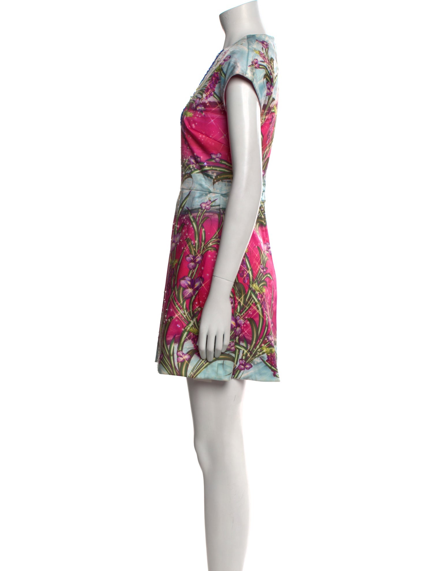 Manish Arora Printed Mini Dress