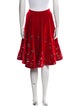 Manish Arora Velvet Knee-Length Skirt