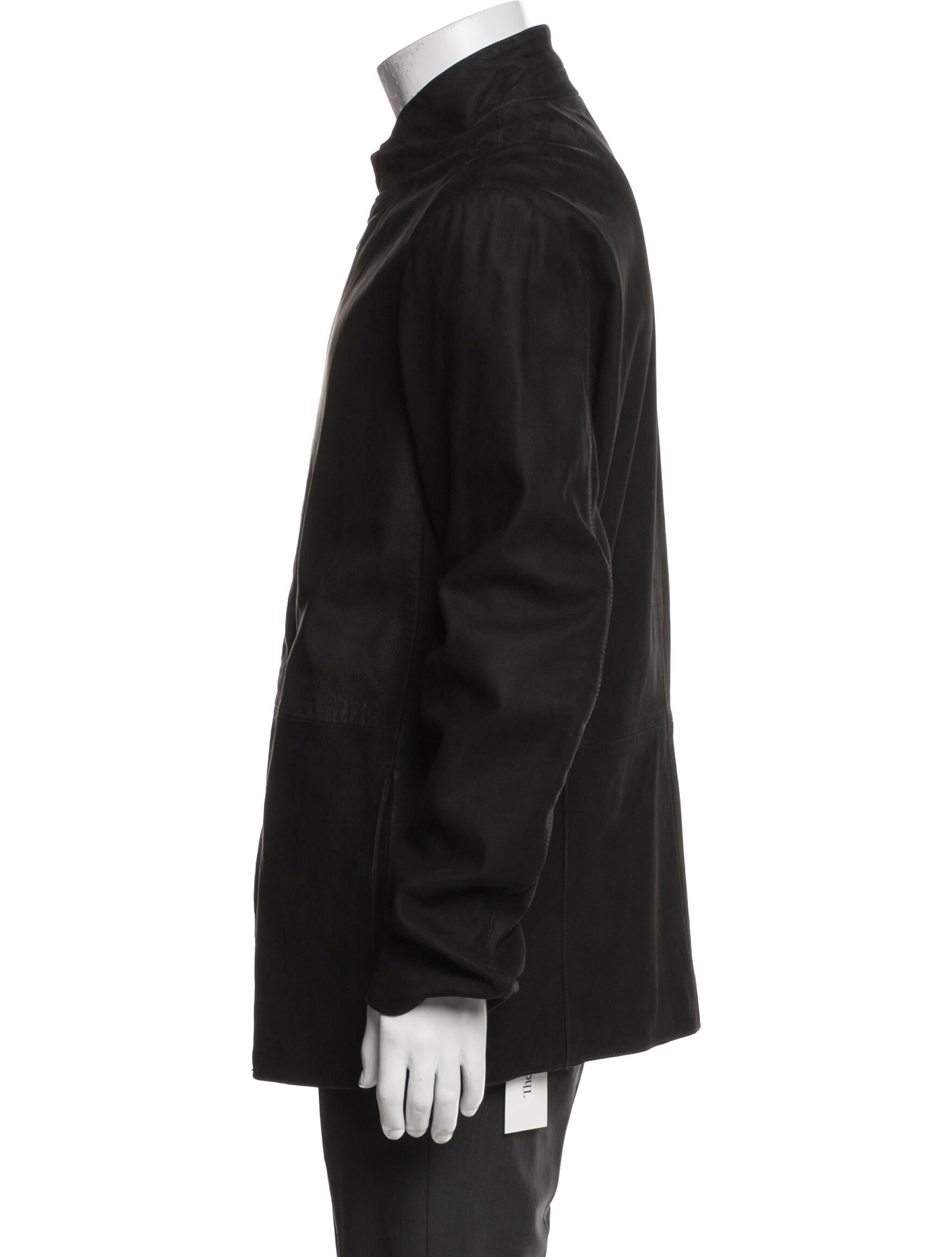 Armani Collezioni Calf Leather Jacket