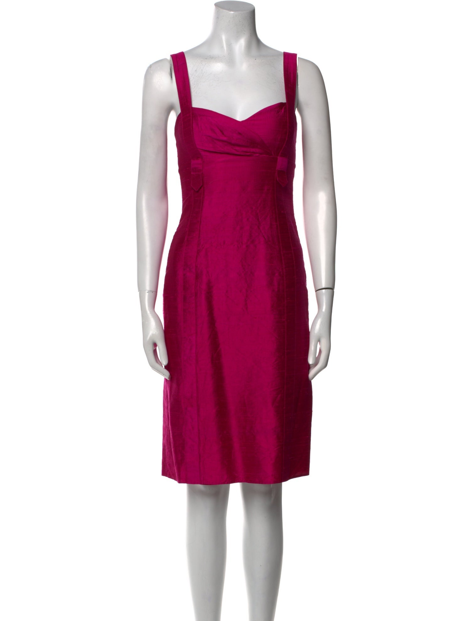 Armani Collezioni Silk Knee-Length Dress