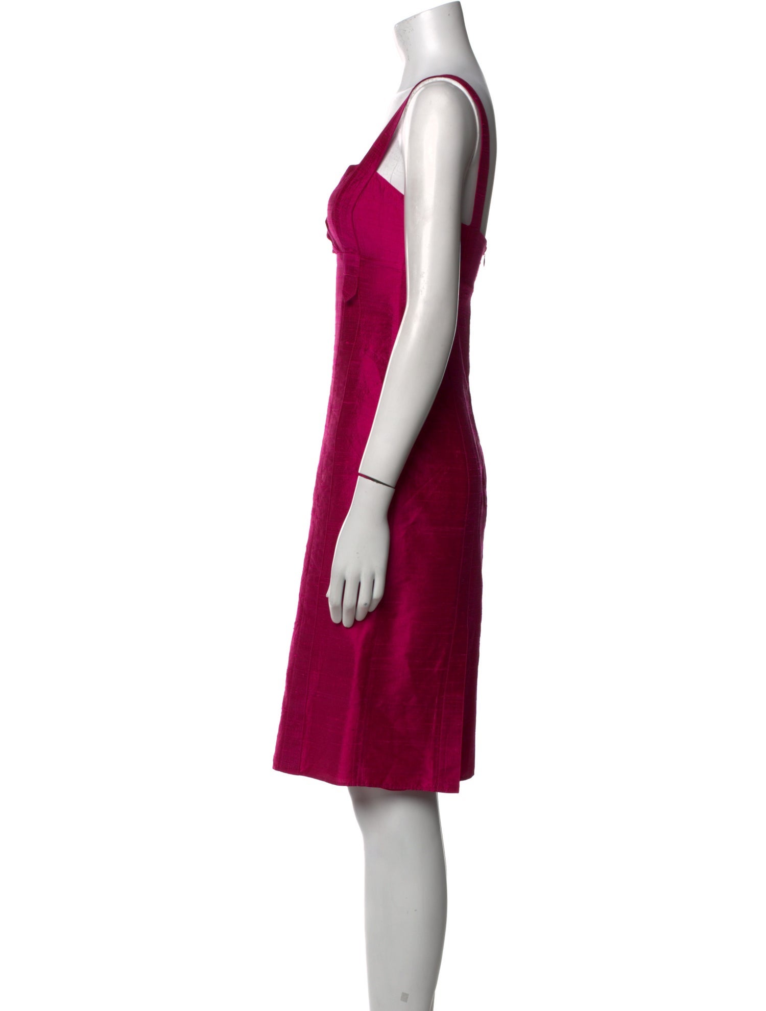 Armani Collezioni Silk Knee-Length Dress