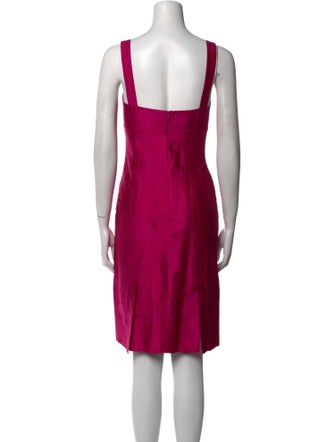 Armani Collezioni Silk Knee-Length Dress