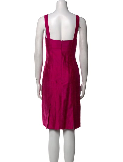 Armani Collezioni Silk Knee-Length Dress