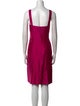Armani Collezioni Silk Knee-Length Dress