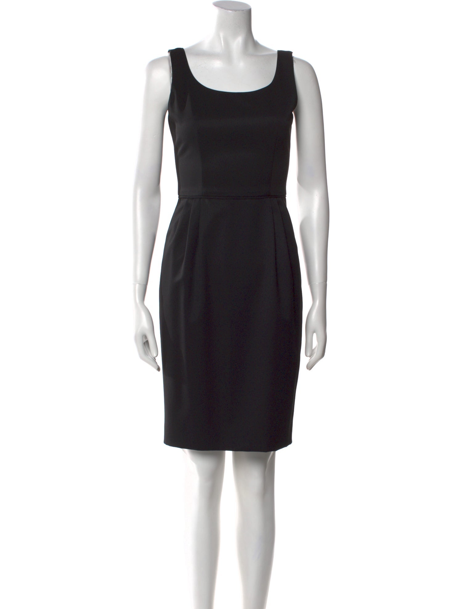 Armani Collezioni Virgin Wool Mini Dress