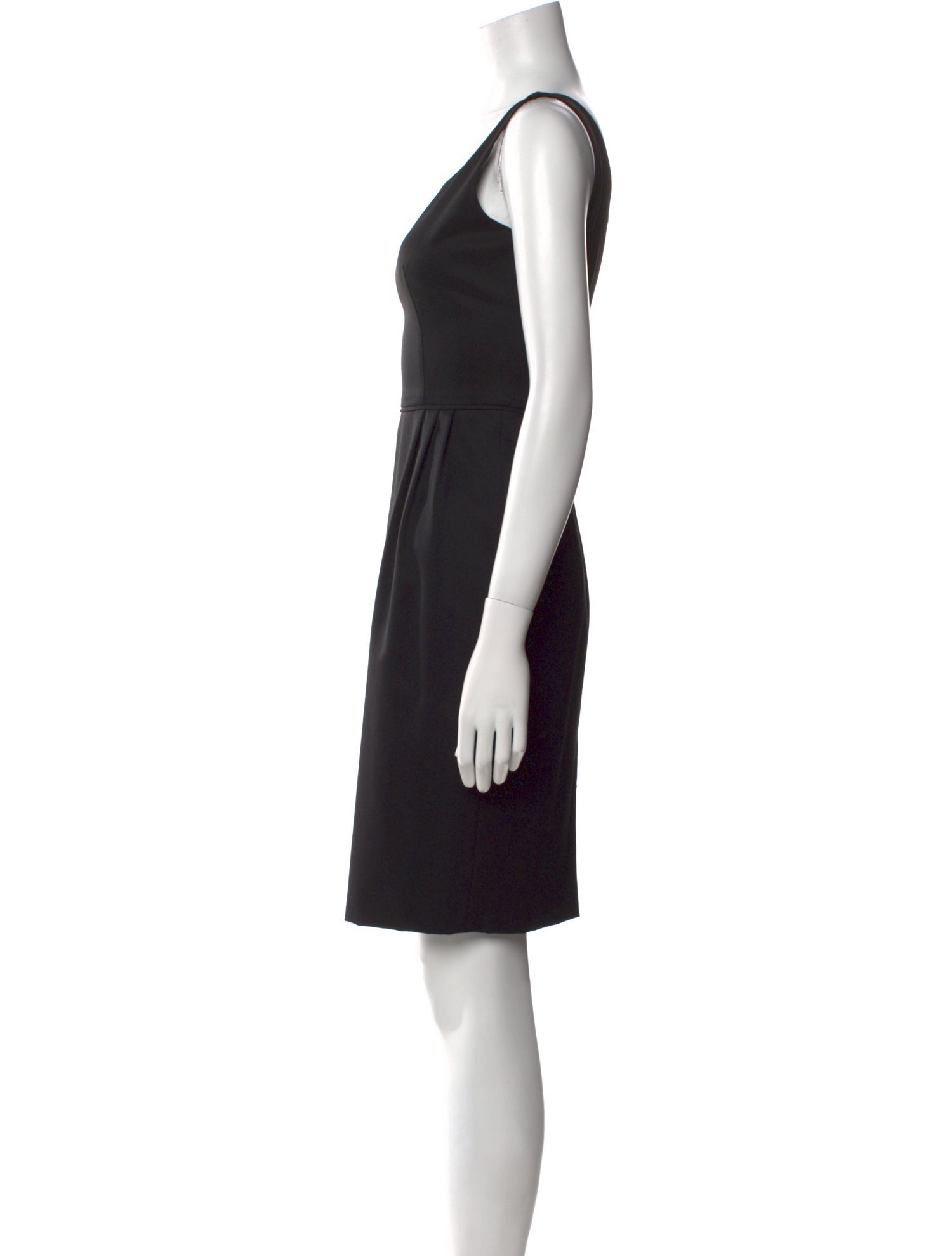 Armani Collezioni Virgin Wool Mini Dress