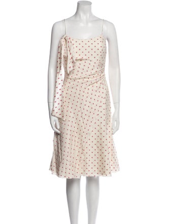 Armani Collezioni Silk Knee-Length Dress