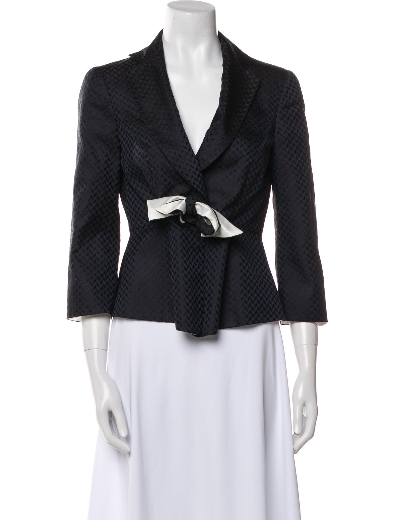 Armani Collezioni Silk Striped Blazer