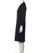 Armani Collezioni V-Neck Knee-Length Dress