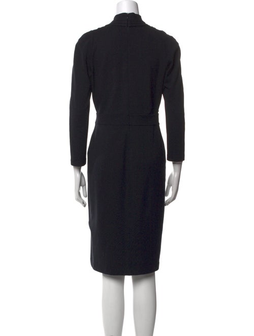 Armani Collezioni V-Neck Knee-Length Dress