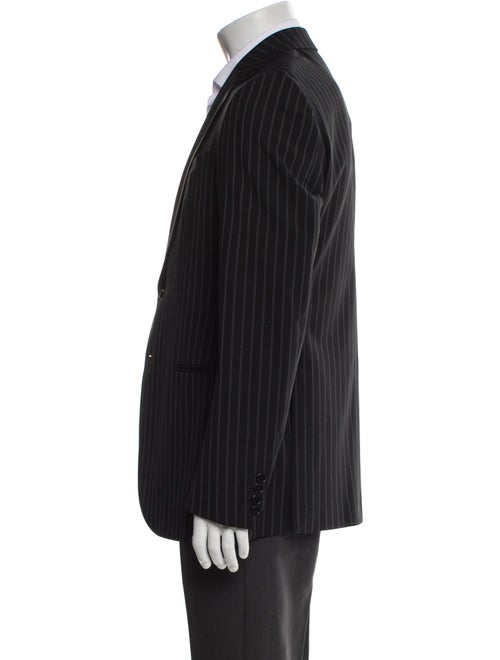 Armani Collezioni Wool Striped Blazer