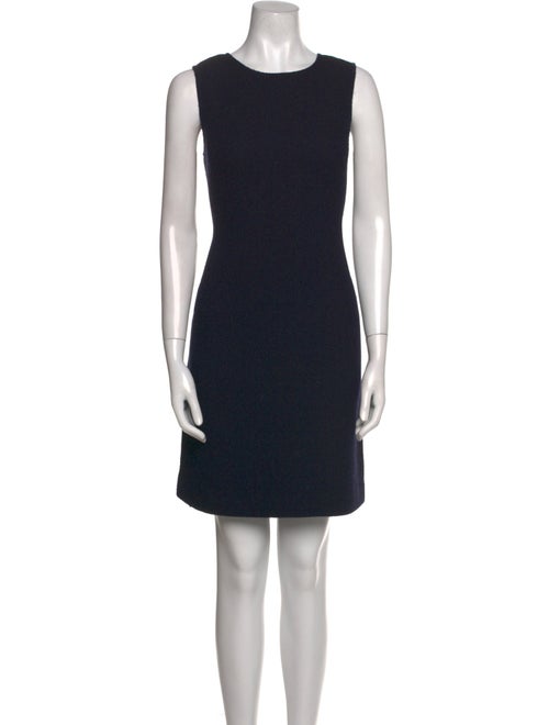 Armani Collezioni Crew Neck Mini Dress