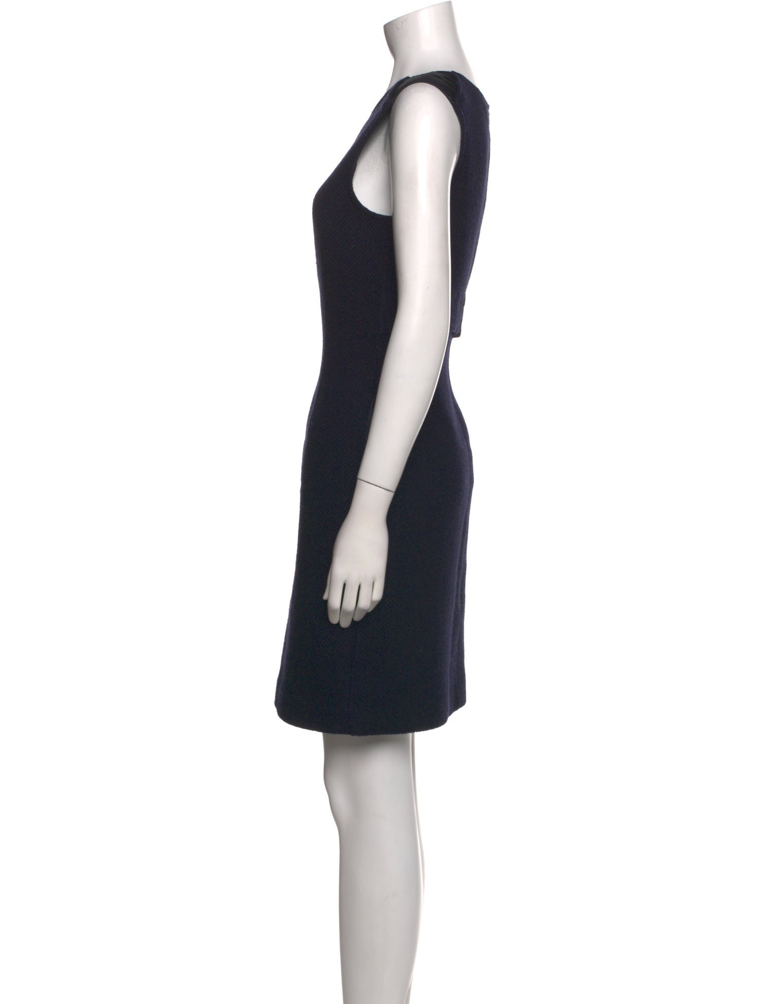 Armani Collezioni Crew Neck Mini Dress