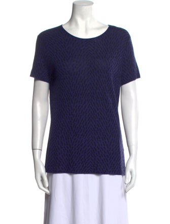 Armani Collezioni Virgin Wool Scoop Neck Sweater