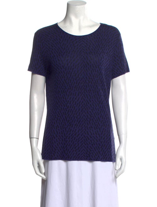 Armani Collezioni Virgin Wool Scoop Neck Sweater