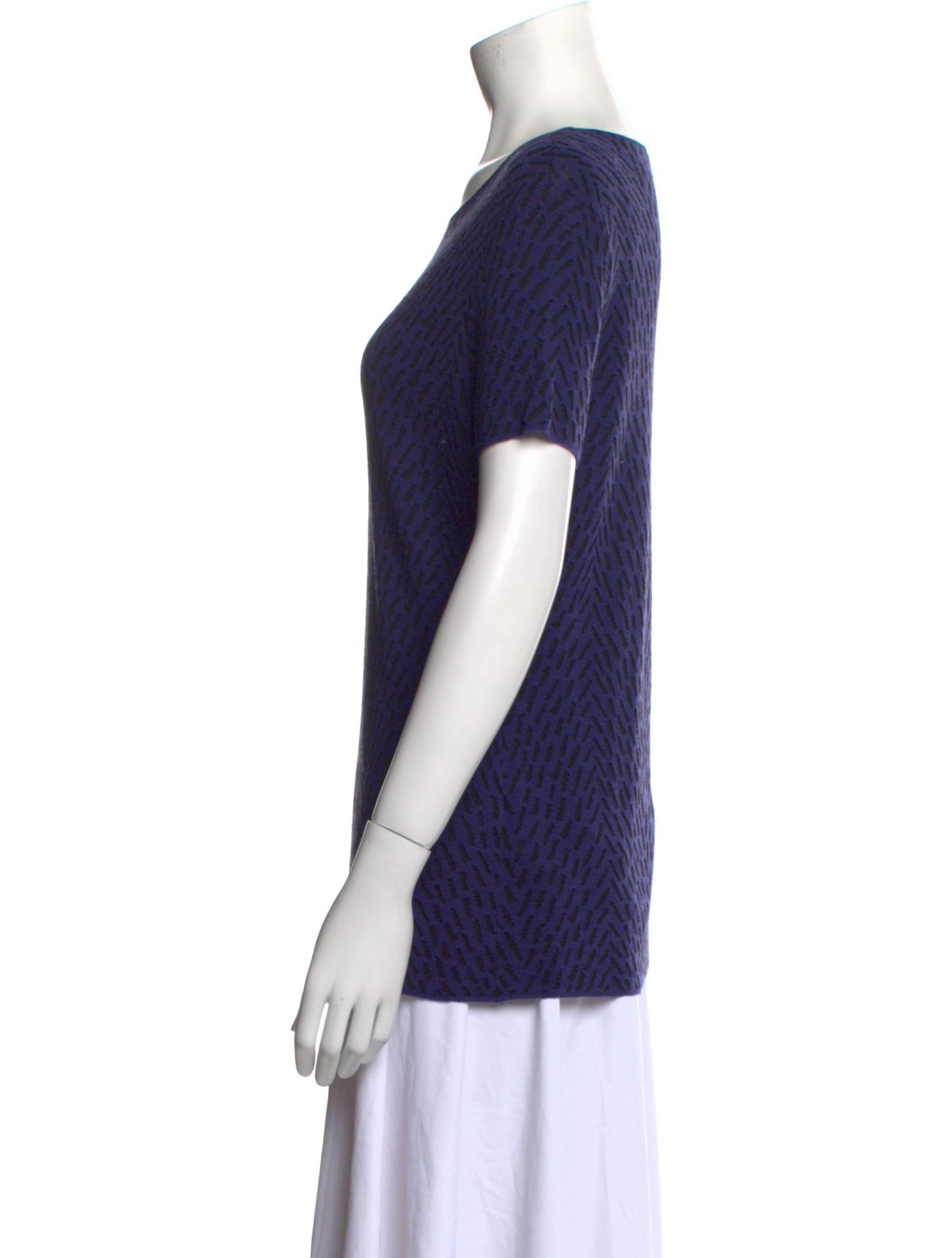Armani Collezioni Virgin Wool Scoop Neck Sweater