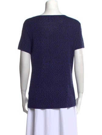 Armani Collezioni Virgin Wool Scoop Neck Sweater