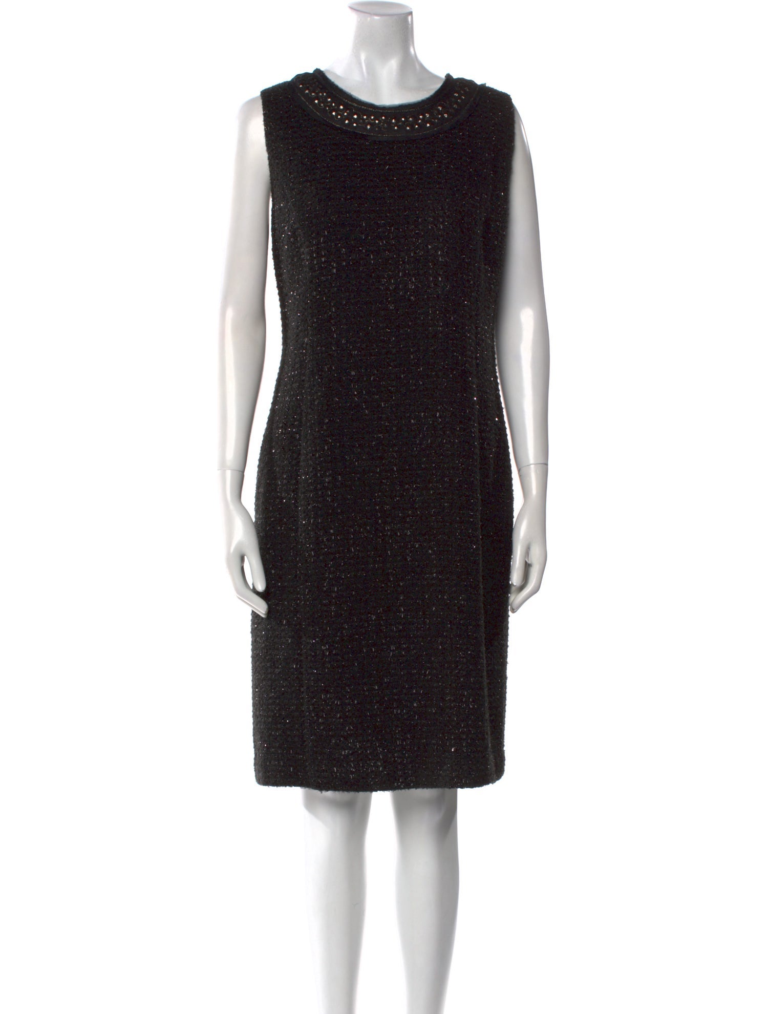 Armani Collezioni Scoop Neck Knee-Length Dress w/ Tags