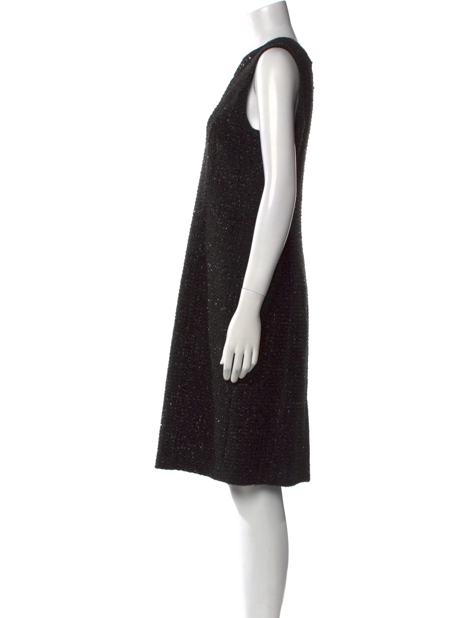 Armani Collezioni Scoop Neck Knee-Length Dress w/ Tags