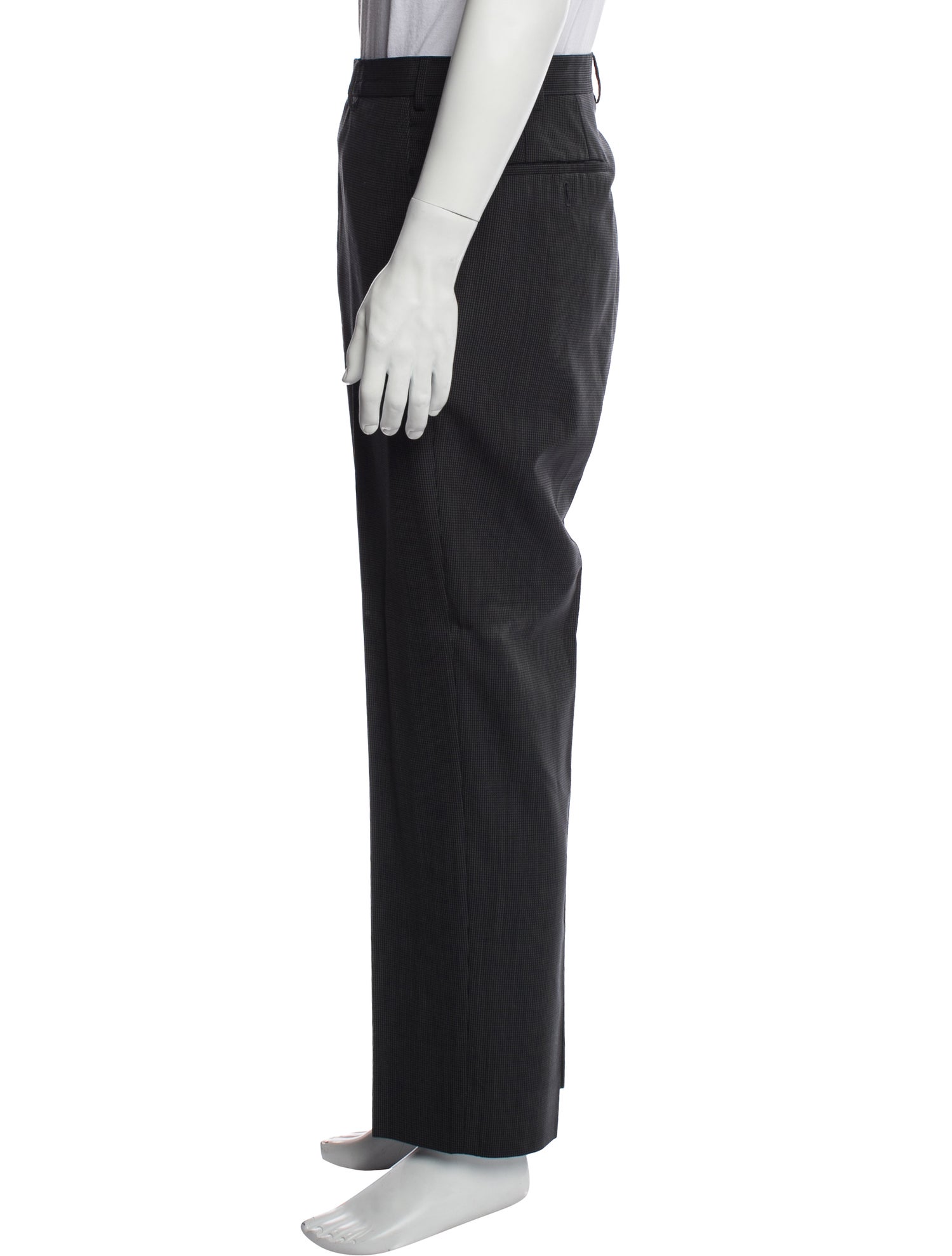 Armani Collezioni Virgin Wool Dress Pants