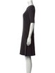 Armani Collezioni Striped Knee-Length Dress