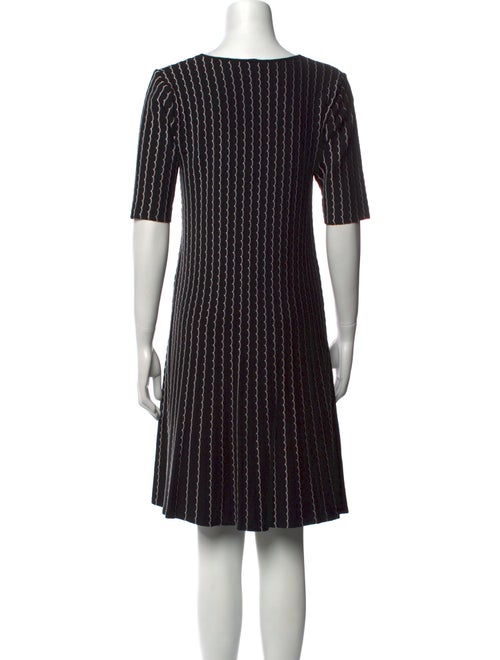 Armani Collezioni Striped Knee-Length Dress