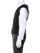 Armani Collezioni Solid Velvet Trimmed Suit Vest