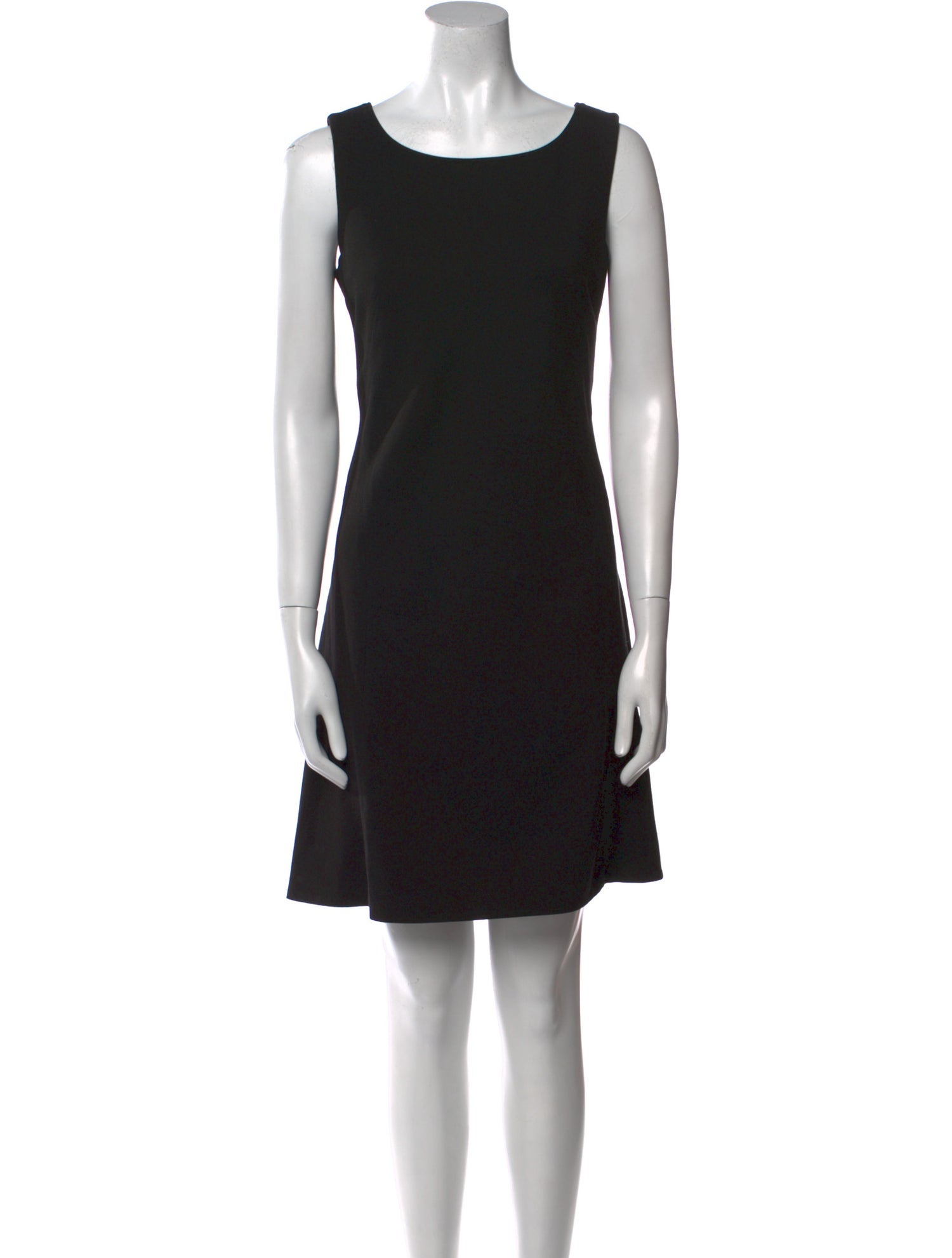 Armani Collezioni Bateau Neckline Mini Dress
