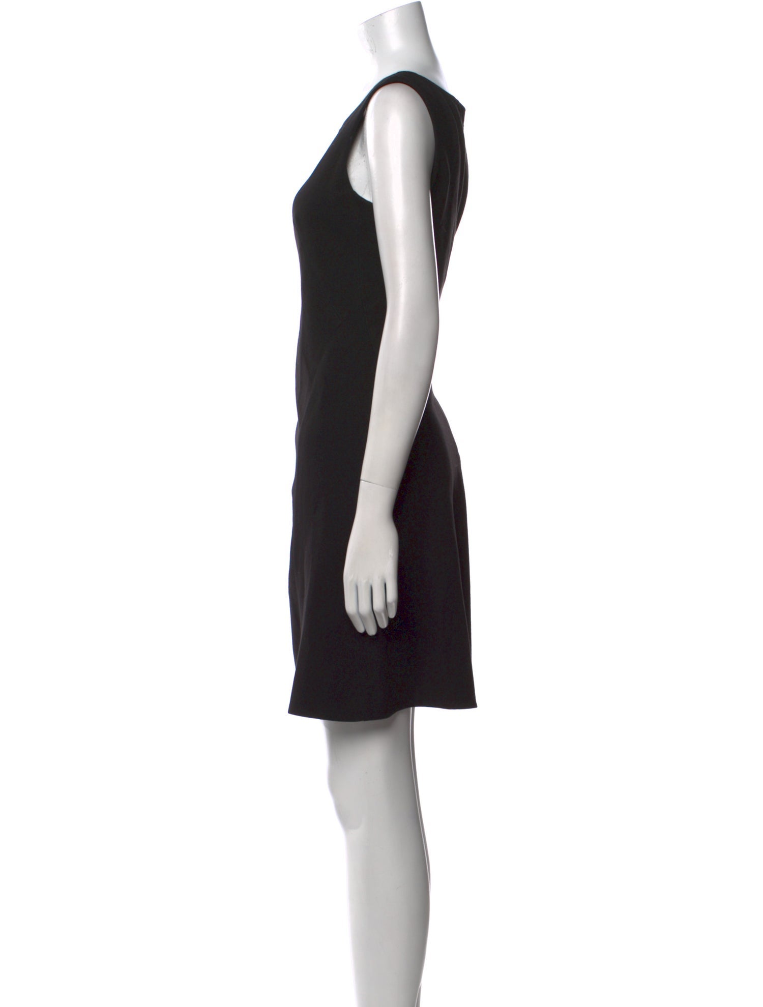 Armani Collezioni Bateau Neckline Mini Dress