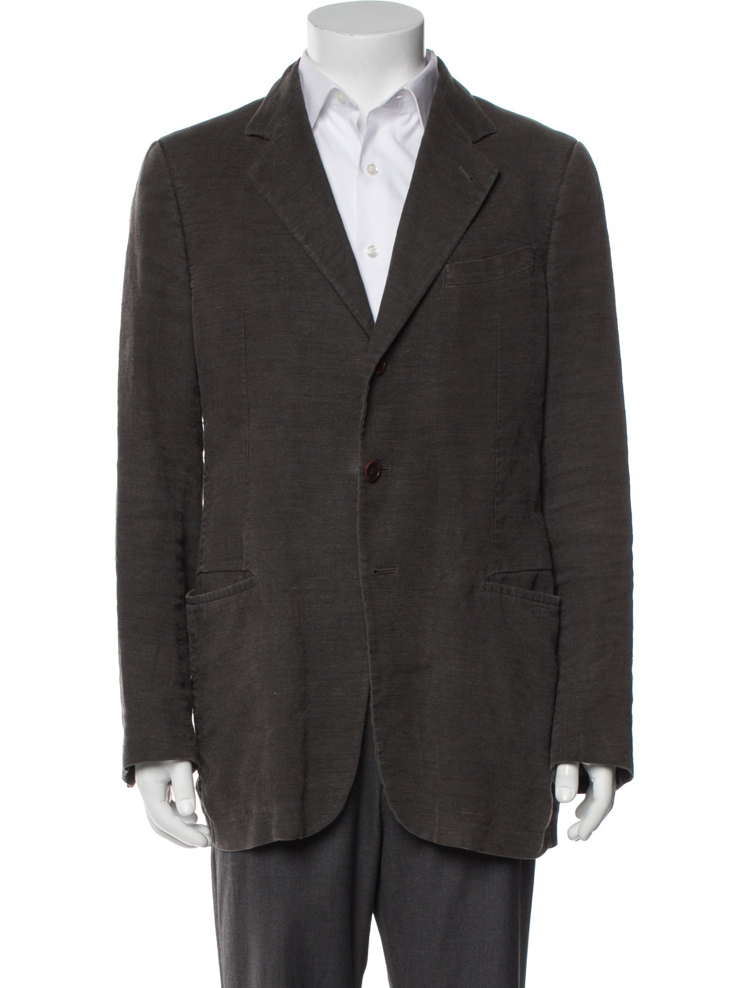 Armani Collezioni Linen Overcoat