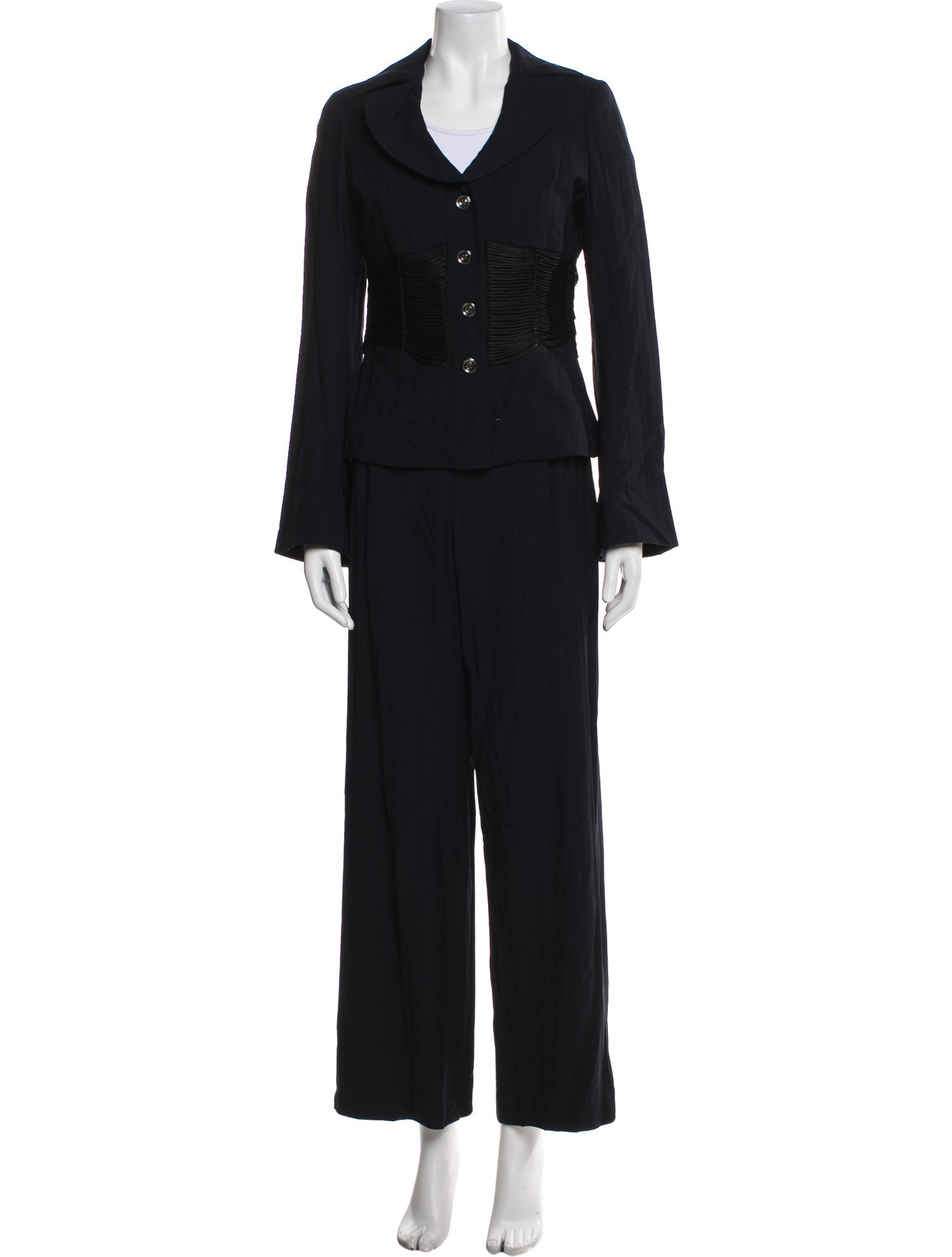 Armani Collezioni Virgin Wool Pantsuit