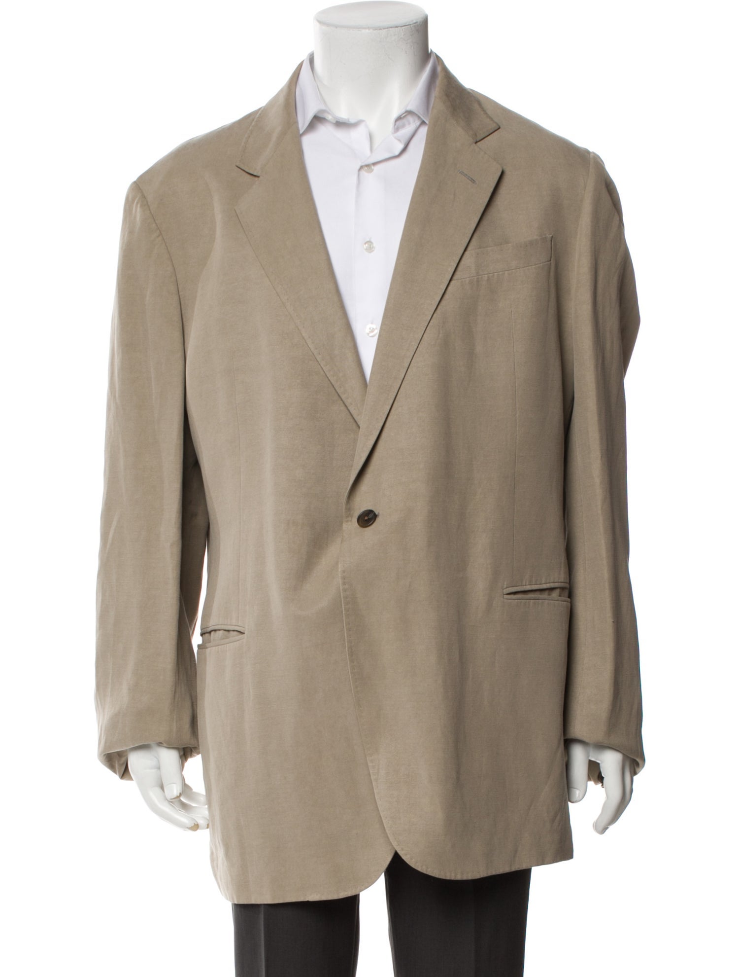 Armani Collezioni Textured Gabardine Blazer