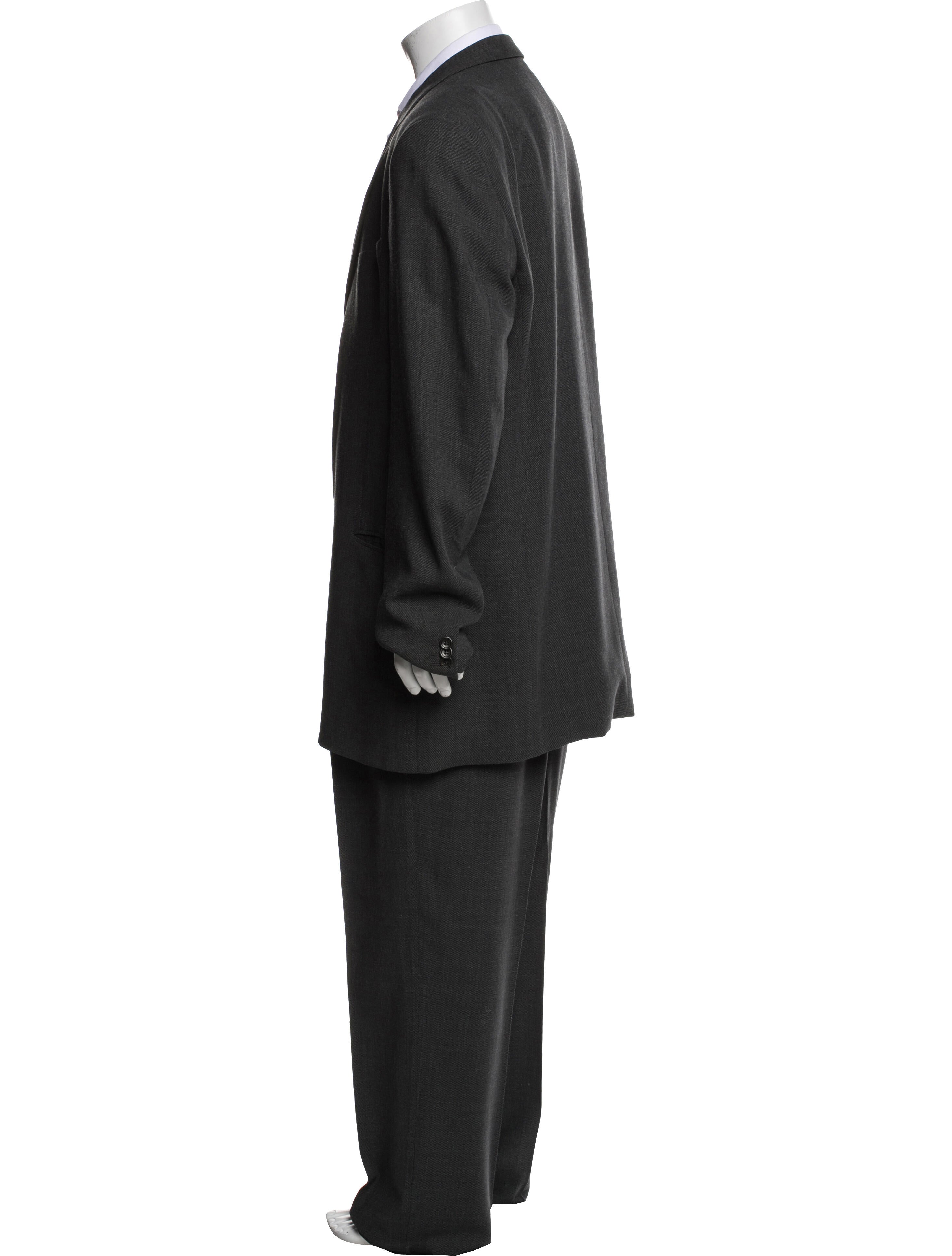 Armani Collezioni Solid Wool Two Piece Suit