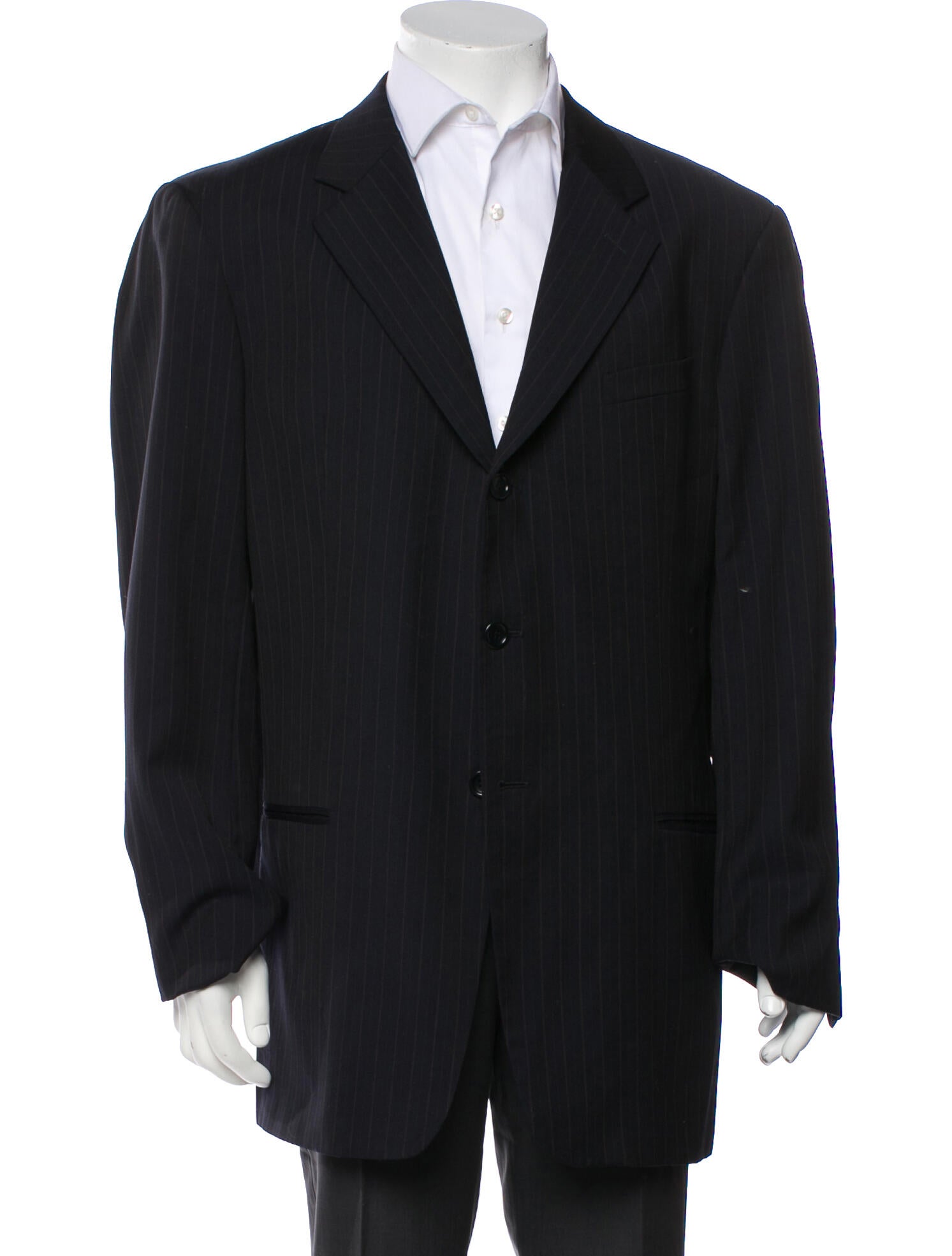 Armani Collezioni Wool Patterned Blazer