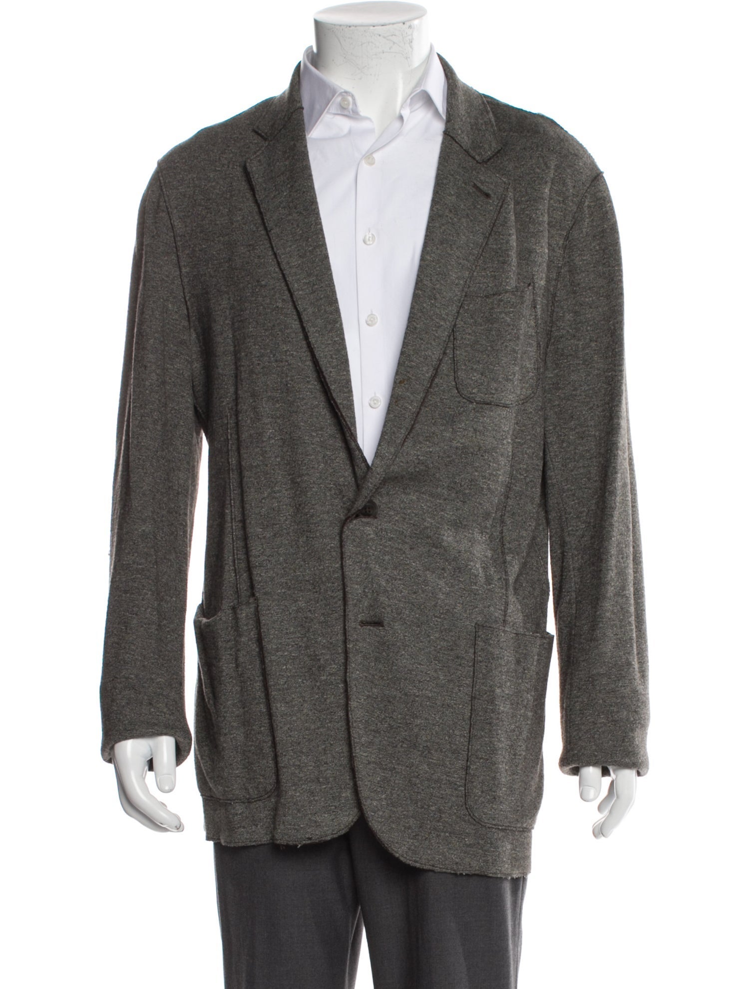 Armani Collezioni Virgin Wool Utility Jacket