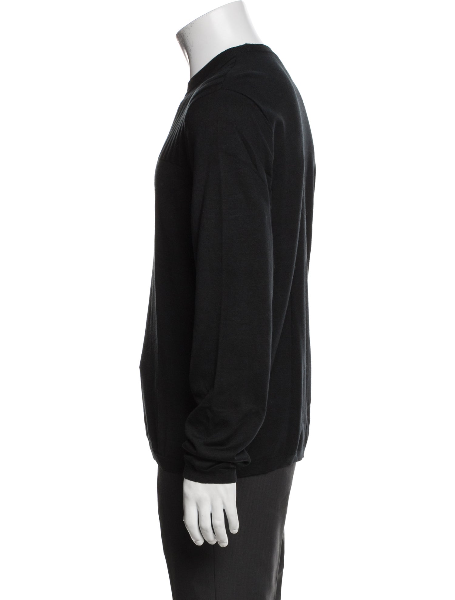 Armani Collezioni Crew Neck Long Sleeve Pullover