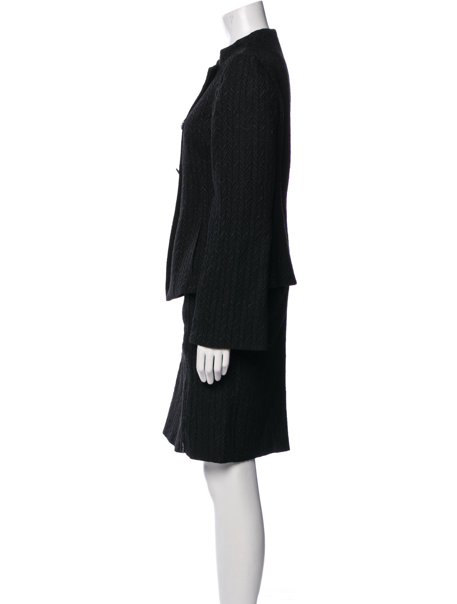 Armani Collezioni Wool Skirt Suit